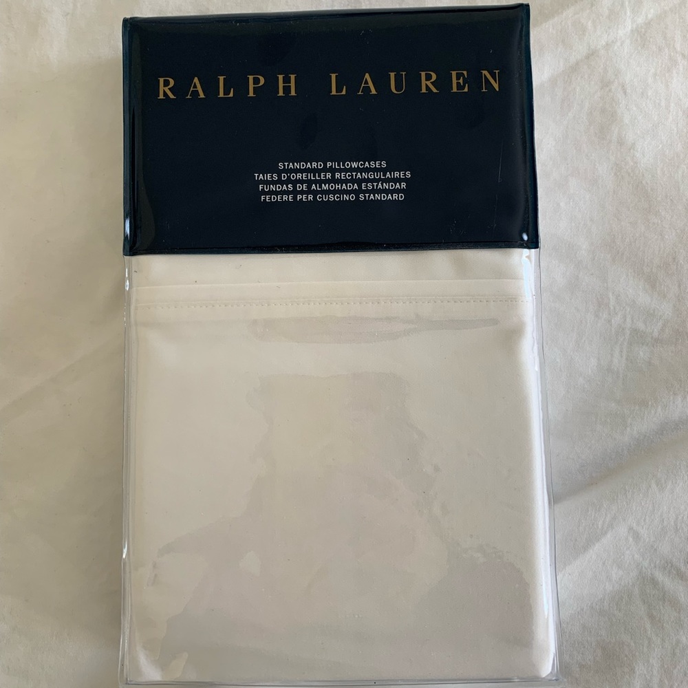 Ralph Lauren 800 Thread Count Standard Pillow Cases
